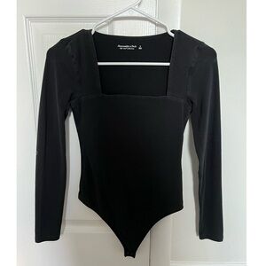 Abercrombie Long Sleeve Black Bodysuit